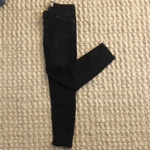 Free People black button fly denim